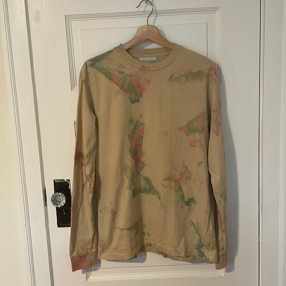 John Elliott University Tee in Tie Dye - Size XS (0)